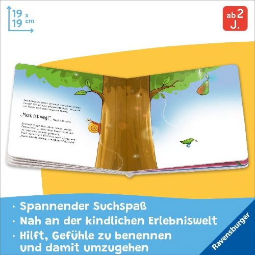 Buchcover und Innenansicht für das Buch: Meck und Schneck. Meck ist weg!