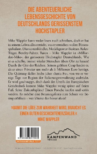 Buchcover und Innenansicht für das Buch: Milliarden Mike
