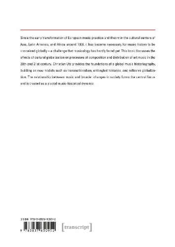 Buchcover und Innenansicht für das Buch: Musical Composition in the Context of Globalization
