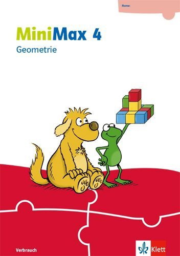 Buchcover und Innenansicht für das Buch: MiniMax 4. Themenheft Geometrie - Verbrauchsmaterial Klasse 4