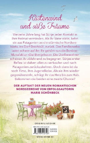 Buchcover und Innenansicht für das Buch: Bonbonglück an der Nordsee