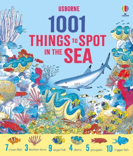 Buchcover und Innenansicht für das Buch: 1001 Things to Spot in the Sea