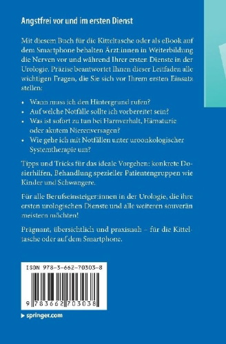 Buchcover und Innenansicht für das Buch: Mein erster Dienst - Urologie