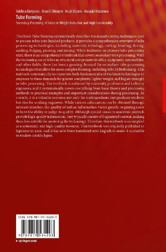 Buchcover und Innenansicht für das Buch: Tube Forming