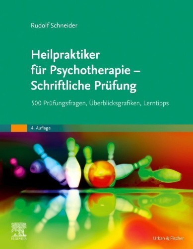 Buchcover und Innenansicht für das Buch: Heilpraktiker für Psychotherapie - Schriftliche Prüfung