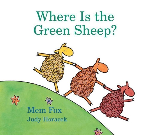 Buchcover und Innenansicht für das Buch: Where Is the Green Sheep? Padded