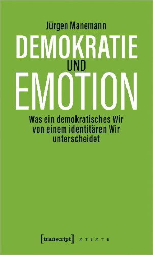 Buchcover und Innenansicht für das Buch: Demokratie und Emotion