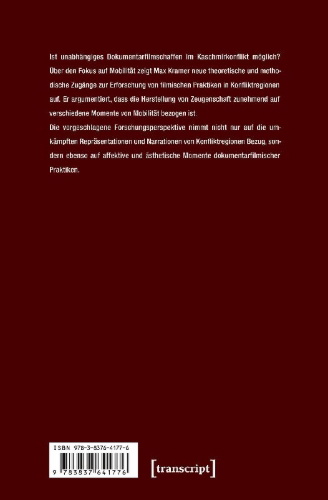 Buchcover und Innenansicht für das Buch: Mobilität und Zeugenschaft