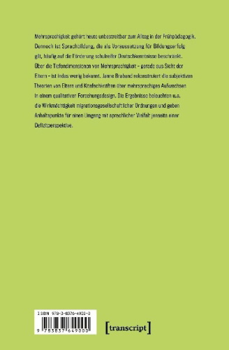 Buchcover und Innenansicht für das Buch: Mehrsprachigkeit in der Frühpädagogik