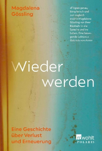 Buchcover und Innenansicht für das Buch: Wieder werden