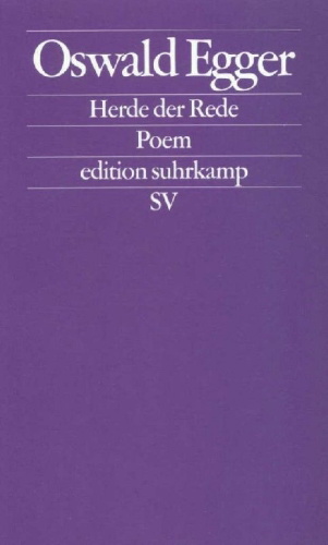 Buchcover und Innenansicht für das Buch: Herde der Rede