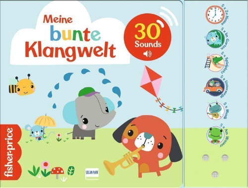 Buchcover und Innenansicht für das Buch: Meine bunte Klangwelt (Fisher Price)
