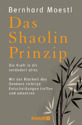 Buchcover und Innenansicht für das Buch: Das Shaolin-Prinzip