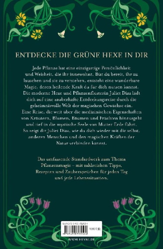 Buchcover und Innenansicht für das Buch: Plant Witchery. Discover the Sacred Language, Wisdom, and Magic of 200 Plants