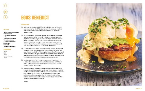 Buchcover und Innenansicht für das Buch: Hensslers Schnelle Nummer - morgens, mittags, abends