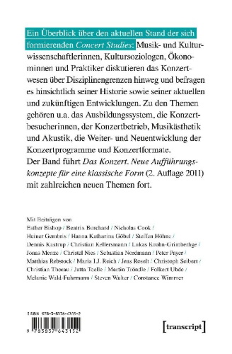 Buchcover und Innenansicht für das Buch: Das Konzert II