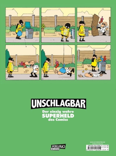 Buchcover und Innenansicht für das Buch: Unschlagbar! 2: Mein Nachbar, der Superheld