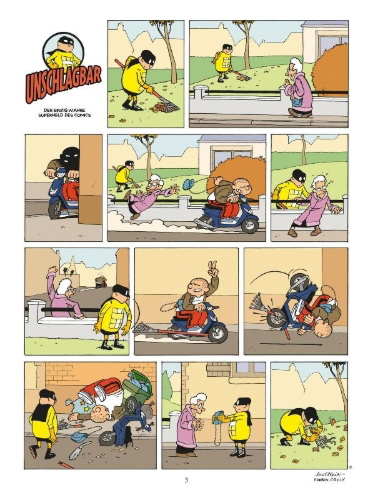 Buchcover und Innenansicht für das Buch: Unschlagbar! 2: Mein Nachbar, der Superheld