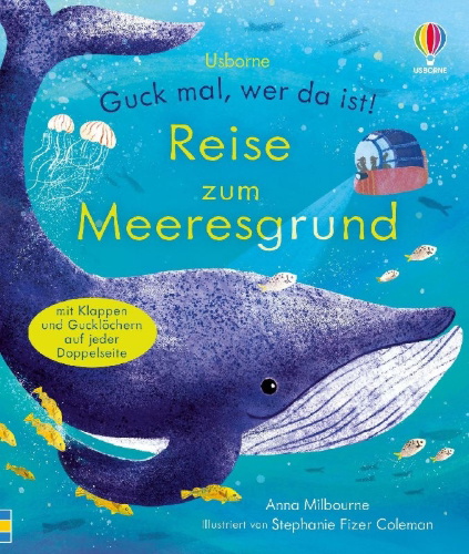 Buchcover und Innenansicht für das Buch: Peep Inside the Deep Ocean