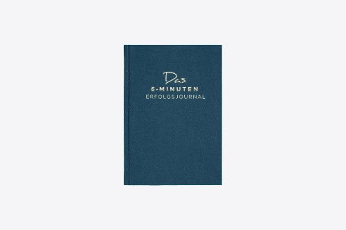 Buchcover und Innenansicht für das Buch: Das 6-Minuten-Erfolgsjournal (malachit)
