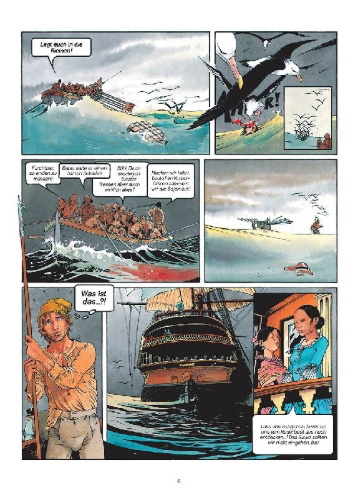 Buchcover und Innenansicht für das Buch: Reisende im Wind Gesamtausgabe (1. Zyklus)