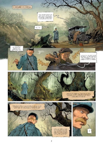 Buchcover und Innenansicht für das Buch: Brocéliande - Forêt du petit peuple