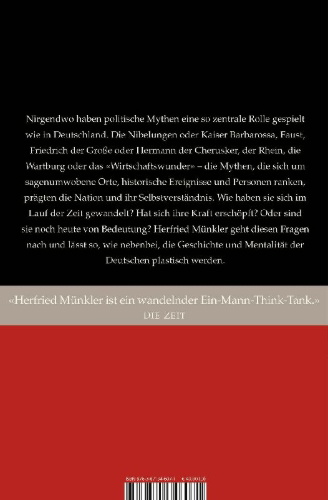 Buchcover und Innenansicht für das Buch: Die Deutschen und ihre Mythen