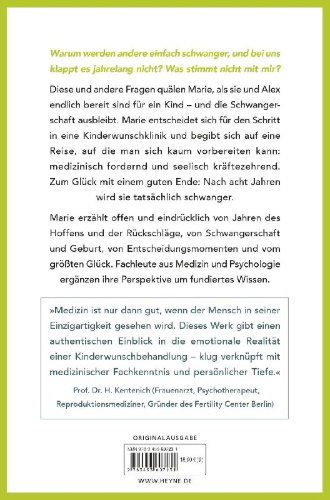 Buchcover und Innenansicht für das Buch: Das Leben ist kein Kinderwunschkonzert