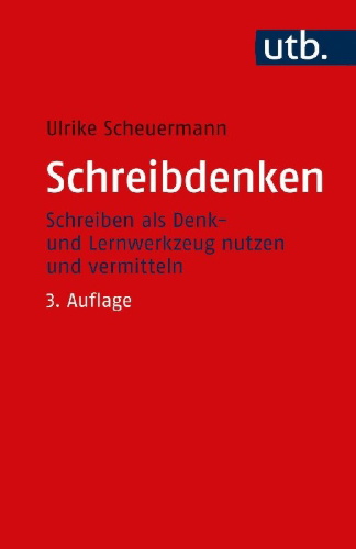 Buchcover und Innenansicht für das Buch: Schreibdenken