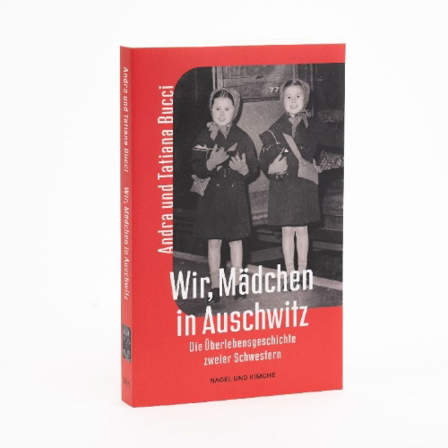 Buchcover und Innenansicht für das Buch: Noi, bambine ad Auschwitz