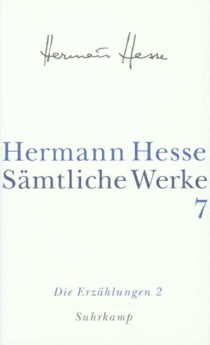 Buchcover und Innenansicht für das Buch: Die Erzählungen 2. 1907-1910