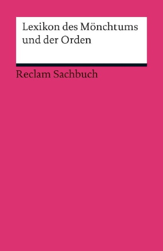 Buchcover und Innenansicht für das Buch: Lexikon des Mönchtums und der Orden