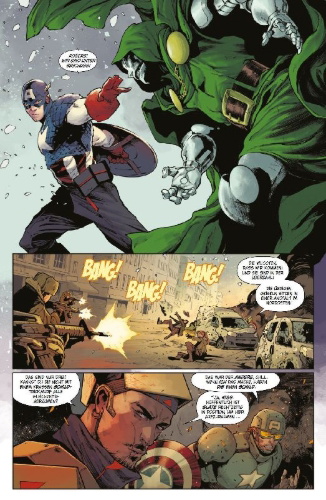 Buchcover und Innenansicht für das Buch: Captain Amercia (2025) #4-#6