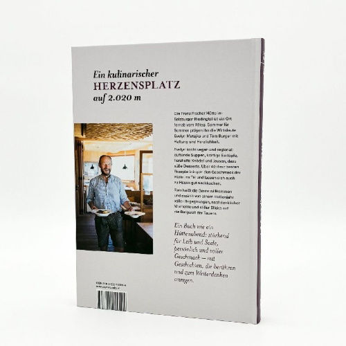 Buchcover und Innenansicht für das Buch: Am Hüttentisch