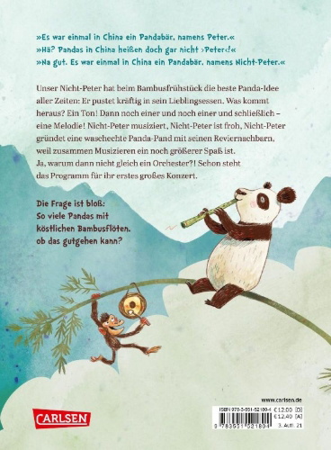 Buchcover und Innenansicht für das Buch: Panda-Pand