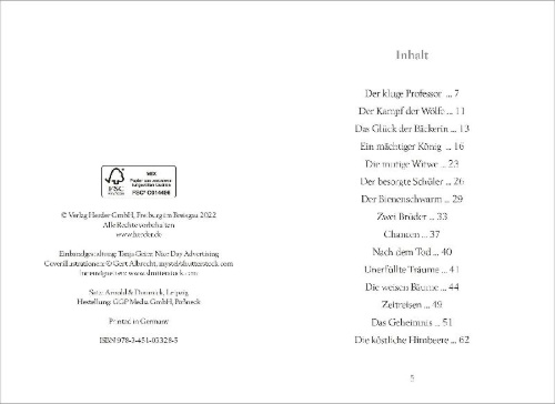 Buchcover und Innenansicht für das Buch: Die Weisheiten des kleinen Buddha