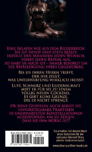 Buchcover und Innenansicht für das Buch: Die Sklavin | Erotischer SM-Roman