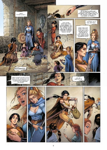 Buchcover und Innenansicht für das Buch: La geste des chevaliers dragon 32