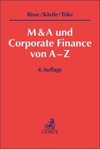 Buchcover und Innenansicht für das Buch: M&A und Corporate Finance von A-Z