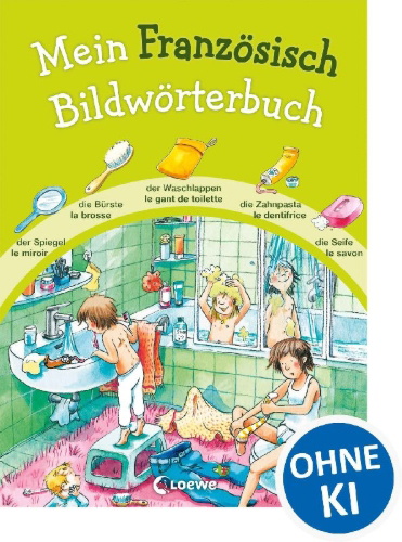 Buchcover und Innenansicht für das Buch: Mein Französisch Bildwörterbuch