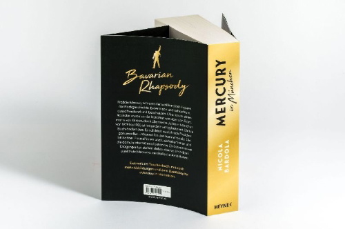 Buchcover und Innenansicht für das Buch: Mercury in München