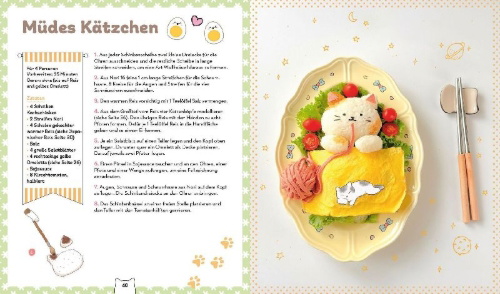 Buchcover und Innenansicht für das Buch: I love cats and Japan