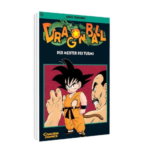Buchcover und Innenansicht für das Buch: Dragon Ball 08. Der Meister des Turms