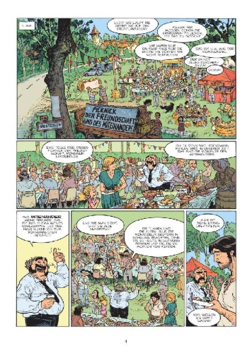 Buchcover und Innenansicht für das Buch: Les vieux fourneaux