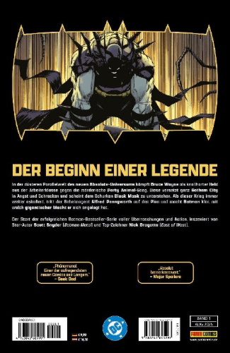 Buchcover und Innenansicht für das Buch: Absolute Batman 1-3