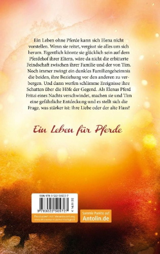 Buchcover und Innenansicht für das Buch: Elena - Ein Leben für Pferde 2: Sommer der Entscheidung