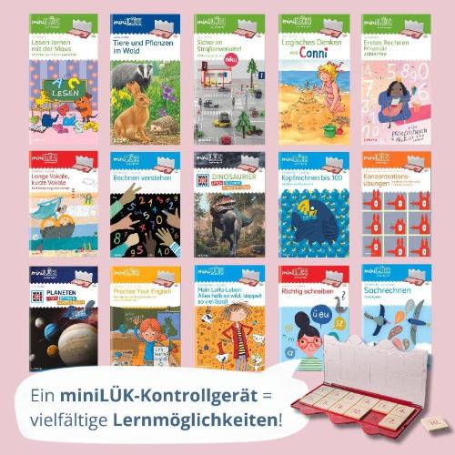 Buchcover und Innenansicht für das Buch: miniLÜK. Das Lernpaket für die 2. Klasse