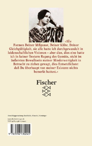 Buchcover und Innenansicht für das Buch: Brief einer Unbekannten
