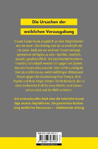 Buchcover und Innenansicht für das Buch: Die Erschöpfung der Frauen