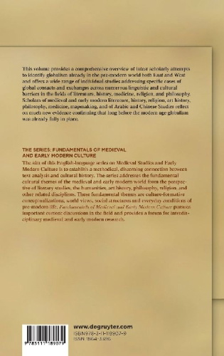 Buchcover und Innenansicht für das Buch: Globalism in the Middle Ages and the Early Modern Age